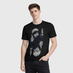 Мужская футболка 3D Gojo Satoru магическая битва Jujutsu Kaisen - фото 2