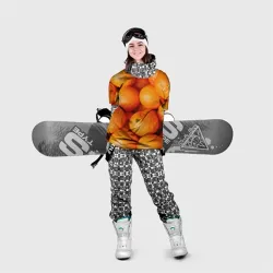 Накидка на куртку 3D Куча мандаринчиков - фото 2