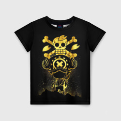 Детская футболка 3D One piece Ван Пис golden