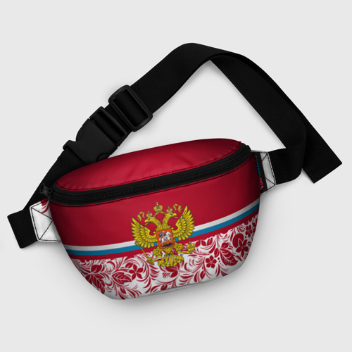 Поясная сумка 3D с принтом Российский герб, фото #5