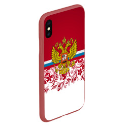 Чехол для iPhone XS Max матовый Российский герб арт - фото 2