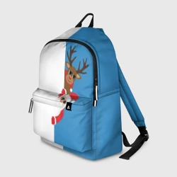 Рюкзак 3D Крутые Санта и Олень