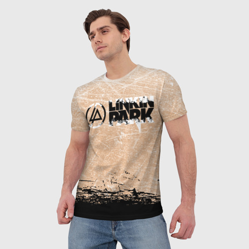 Мужская футболка 3D Linkin Park Рок Группа Линкин Парк, цвет 3D печать - фото 3