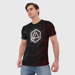 Мужская футболка 3D Linkin Park Logo Линкин Парк - фото 2