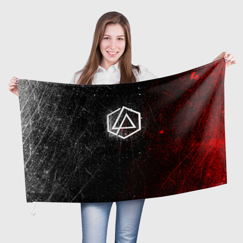 Флаг 3D Linkin Park Logo Линкин Парк