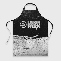 Фартук 3D Линкин Парк Лого Рок чб Linkin Park Rock