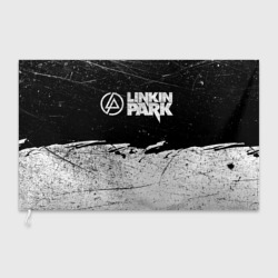 Флаг 3D Линкин Парк Лого Рок чб Linkin Park Rock