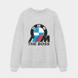 Мужской свитшот oversize без начеса хлопок BMW boss