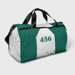 Сумка спортивная 3D Как в Игре в Кальмара. Футболка 456 игрока