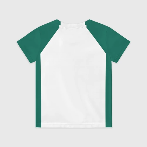 Детская футболка 3D с принтом Как в Игре в Кальмара 456 игрока, вид сзади #1