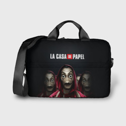 Сумка для ноутбука 3D Бумажный дом, La Casa de Papel