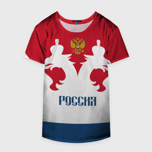 Накидка на куртку 3D Russia Team арт, цвет 3D печать - фото 4