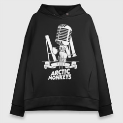 Женское худи Oversize хлопок Arctic Monkeys, рок