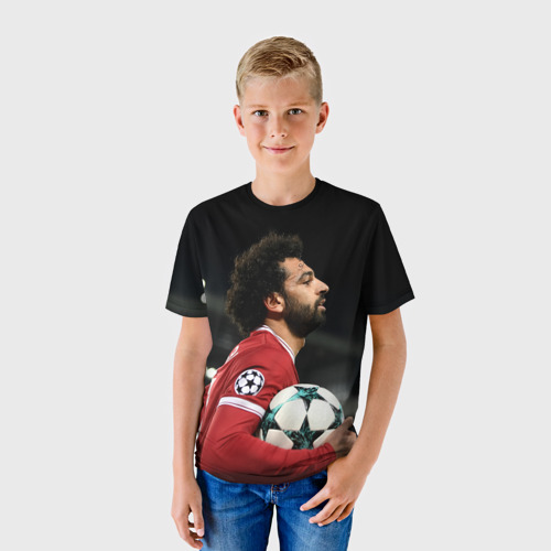 Детская футболка 3D Мохаммед Салах, Salah, цвет 3D печать - фото 3