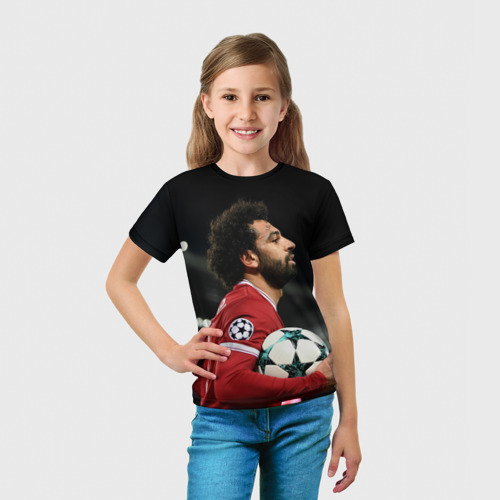 Детская футболка 3D Мохаммед Салах, Salah, цвет 3D печать - фото 5