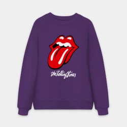 Мужской свитшот oversize без начеса хлопок Rolling Stones Роллинг Стоунз