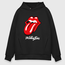 Мужское худи Oversize хлопок Rolling Stones Роллинг Стоунз