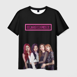 Мужская футболка 3D Blackpink neon