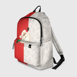 Рюкзак 3D Дед Мороз селфи