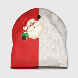 Шапка 3D Дед Мороз селфи