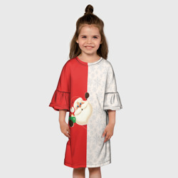 Детское платье 3D Дед Мороз селфи - фото 2