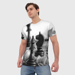 Мужская футболка 3D Шах и мат - фото 2