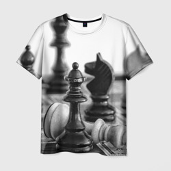 Мужская футболка 3D Шах и мат