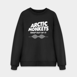 Мужской свитшот oversize без начеса хлопок Arctic Monkeys, группа