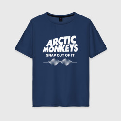Женская футболка хлопок Oversize Arctic Monkeys, группа