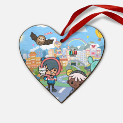 Деревянная игрушка Сердце Toca Boca Город
