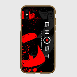 Чехол для iPhone XS Max матовый Ghost of Tsushima призрак Цусимы
