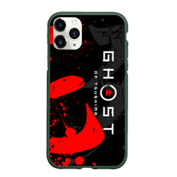 Чехол для iPhone 11 Pro Max матовый Ghost of Tsushima призрак Цусимы