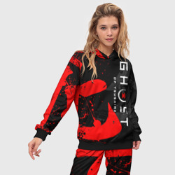 Женский костюм с толстовкой 3D Ghost of Tsushima призрак Цусимы - фото 2