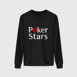 Женский свитшот хлопок PokerStars логотип