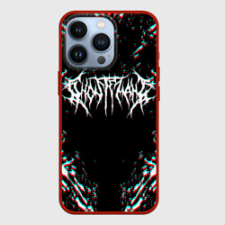 Чехол для iPhone 13 Pro Ghostemane glitch white pain