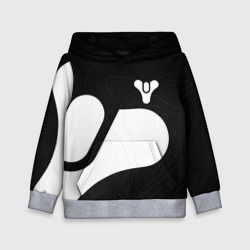 Детская толстовка 3D Destiny 2 logo white