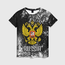 Женская футболка 3D Russia арт