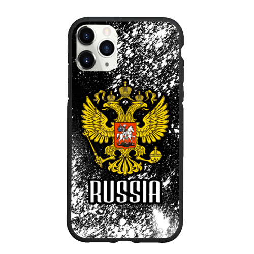 Чехол для iPhone 11 Pro Max матовый Russia Фото 01