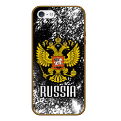 Чехол для iPhone 5/5S матовый Russia арт