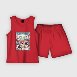 Детская пижама с шортами хлопок Toca Boca постер