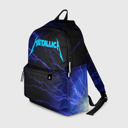 Рюкзак 3D Metallica blue flash Металлика синие молнии