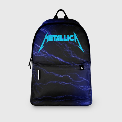 Рюкзак 3D Metallica blue flash Металлика синие молнии - фото 4