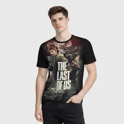 Мужская футболка 3D The Last of Us щелкуны - фото 2