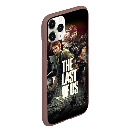 Чехол для iPhone 11 Pro Max матовый The Last of Us щелкуны, цвет коричневый - фото 3