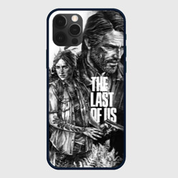 Чехол для iPhone 12 Pro Max The Last of Us чёрно белый