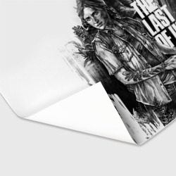Бумага для упаковки 3D The Last of Us чёрно белый - фото 2