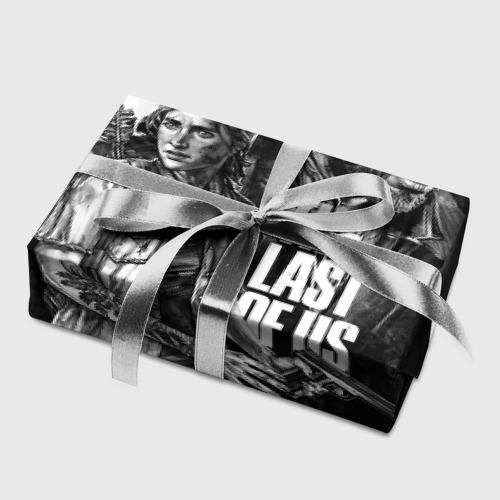 Бумага для упаковки 3D The Last of Us чёрно белый - фото 5