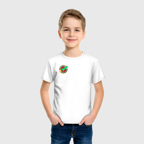 Детская футболка хлопок Футурама - Межпланетный экспресс, цвет белый - фото 3