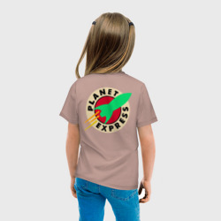 Детская футболка хлопок Футурама - Межпланетный экспресс - фото 2