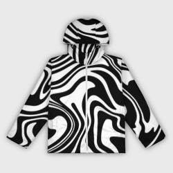 Женская ветровка 3D Черно-белые полосы Black and white stripes